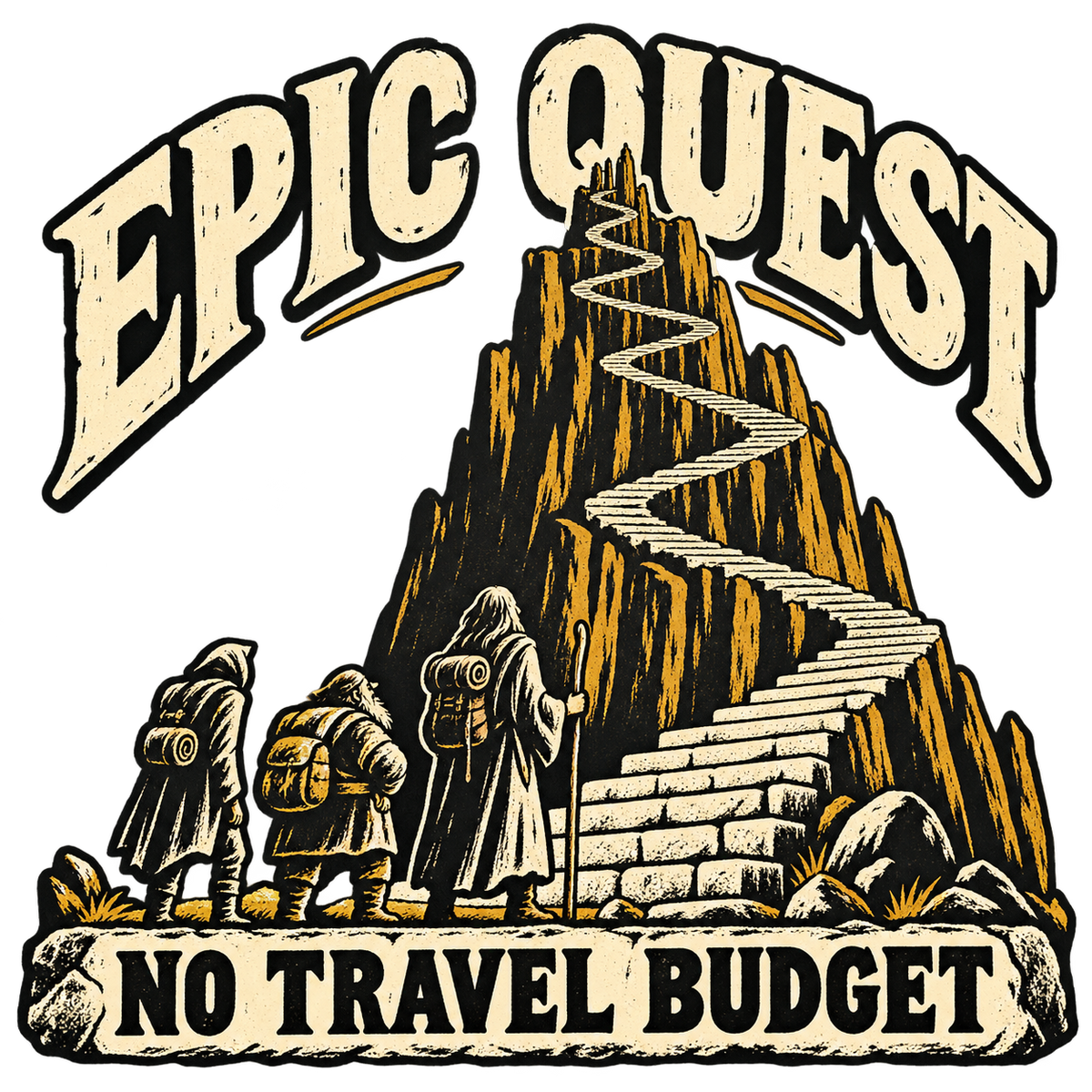 Epic Quest Travel Budget T-Shirt