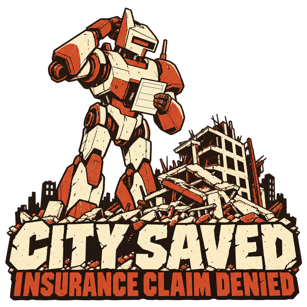 Giant Robot Insurance T-Shirt